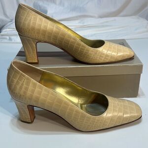 Bruno Magli vintage made in Italy‎ Bologna! Women’s pumps block heel size 8.5